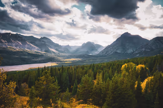 Mountain Majesty at Glacier National Park