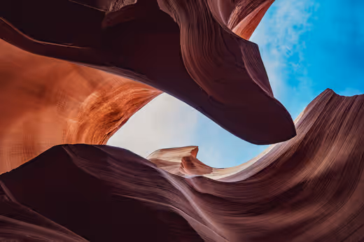 Skyward Perspectives - Antelope Canyon