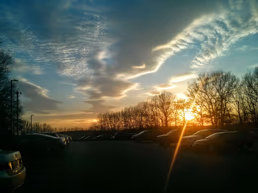 When you get bored in a parking lot