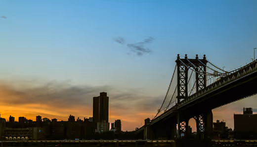 Sunset by Brooklyn Bridge