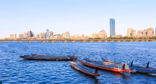 Boston Skyline over Charles River